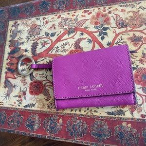 Henri Bendel Purple Wallet/Card Case